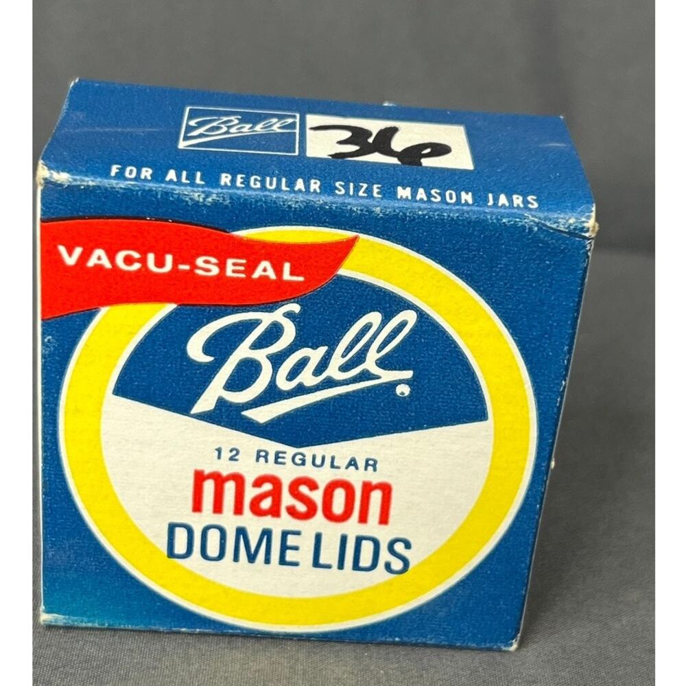 Ball Mason Dome Lids NIP Pack of 12 Sealed